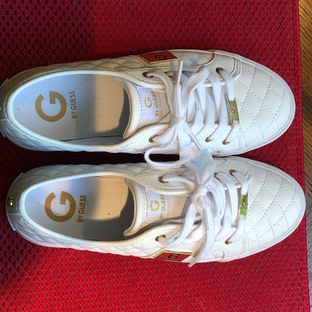 G by Guess women white sneakers